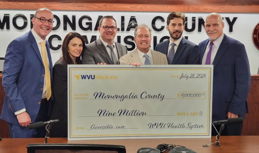 WVU Medicine gives county $9 million to support public health efforts